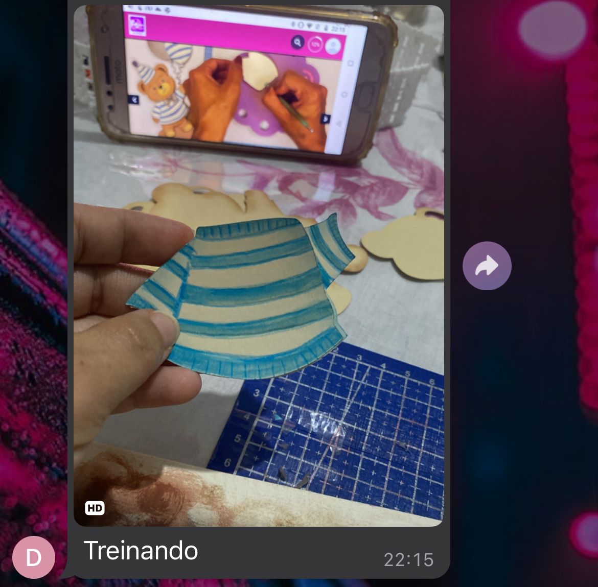 Depoimento de aluna